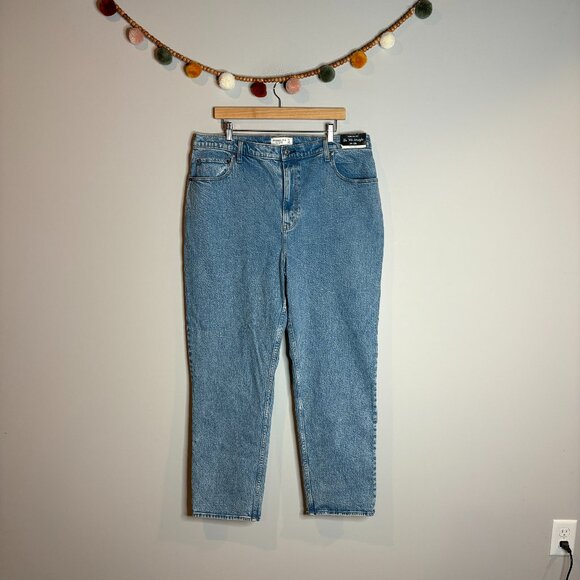 NWT Abercrombie & Fitch Ultra High Rise 90's Straight jeans - Picture 1 of 6